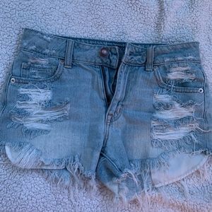 American eagle jean shorts